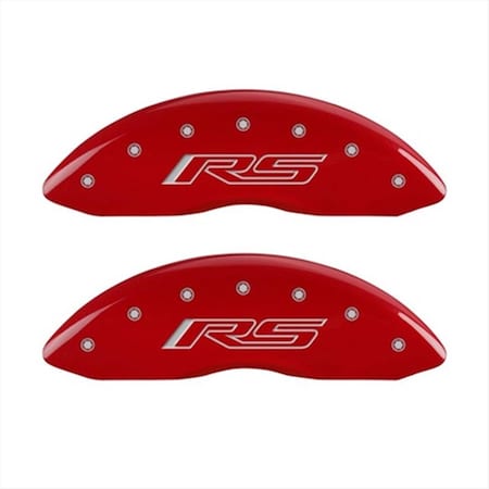 Protectionpro Generation 5 & RS Red Caliper Covers - Engraved Front & Rear, Set of 4 PR3599882